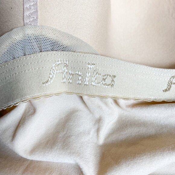 NEW Anita Tropical Leaf Print Ruched Detail Removable Strap One Piece Swimsuit S - Picture 8 of 8